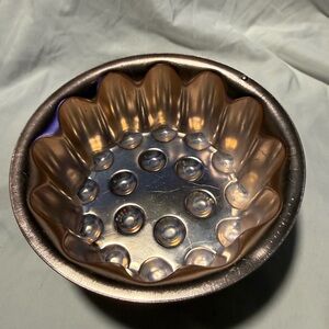 Copper-Toned Fluted Jello Mold or Baking Mold